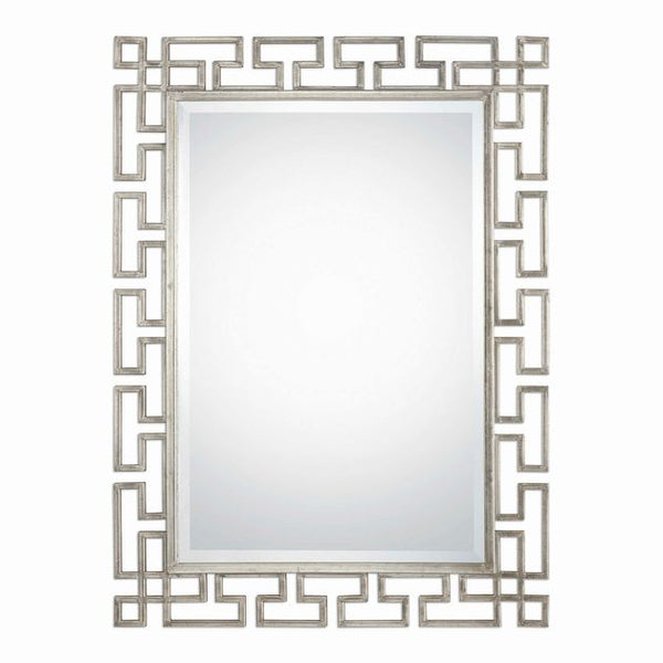 Uttermost Agata Greek Key Style Mirror 33x45