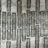 Feizy Rugs "Momodo" 8'7"x11'7" Silver/Gray Rectangles Rug