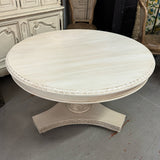 "Royal Empire" 48" Round Cream Dining Table