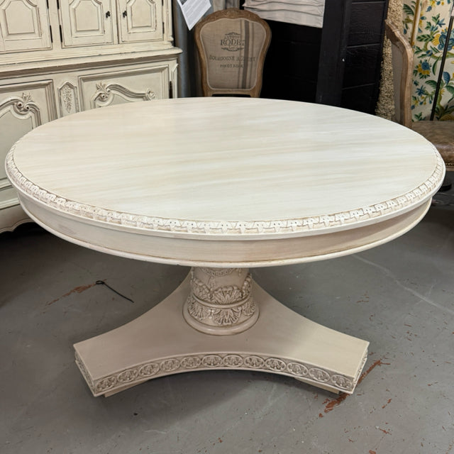 "Royal Empire" 48" Round Cream Dining Table