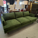 West Elm Haven Evergreen Performance Velvet Sofa 85x37x32