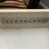 Bernhardt Axiom 3 Drawer Cream Nightstand W/Lucite Handles 34x19x30