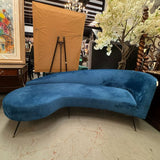 Safavieh Coutoure Evageline Velvet Parisian Sofa 84"L