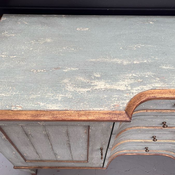 John Richard Blue/Gold Buffet 59x18x36