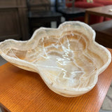 Large Organic Shaped Onyx Bowl 18.5x16x4.5