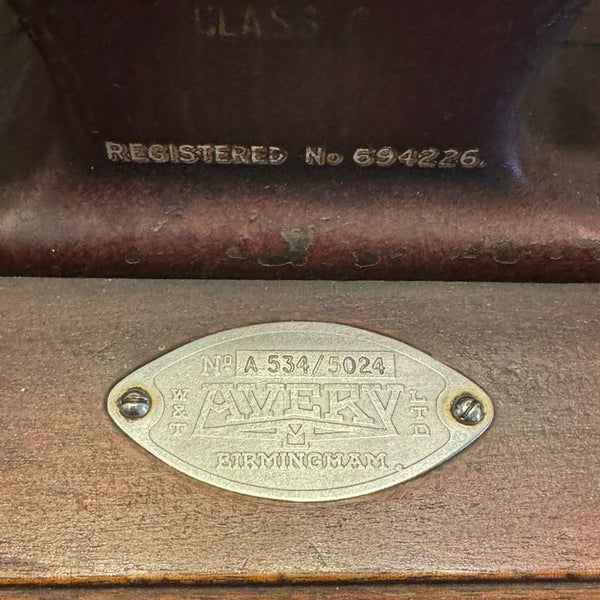 19th Century Avery Shop Beam Scales 21x10x18