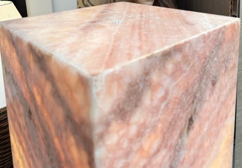 65"H Pink Onyx Tower Accent Light