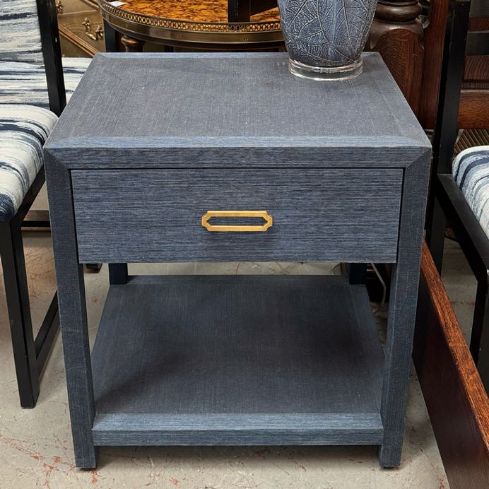 Williams & Gold Ariel Navy Sawgrass 1-Drw Nightstand 24x19x27