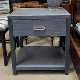 Williams & Gold Ariel Navy Sawgrass 1-Drw Nightstand 24x19x27