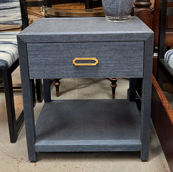 Williams & Gold Ariel Navy Sawgrass 1-Drw Nightstand 24x19x27