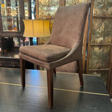 SET/4 Arhaus Faux Leather Side Dining Chairs 20x25x37