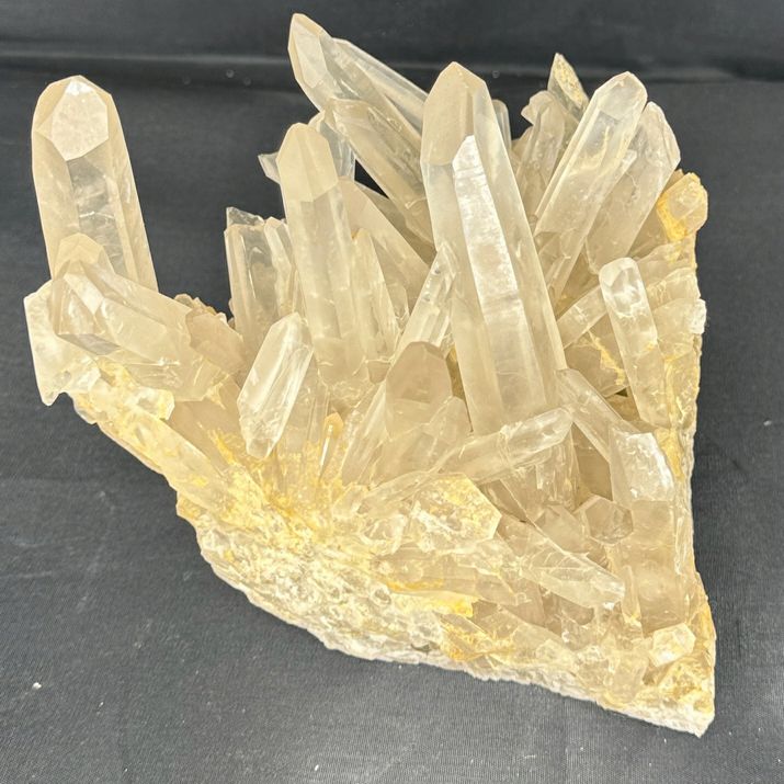 Sm White Quartz Calcite Crystal Specimen 7x7x6.5