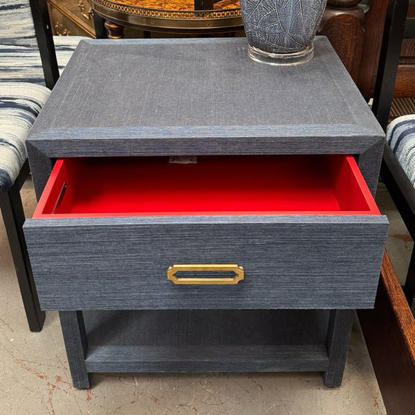Williams & Gold Ariel Navy Sawgrass 1-Drw Nightstand 24x19x27