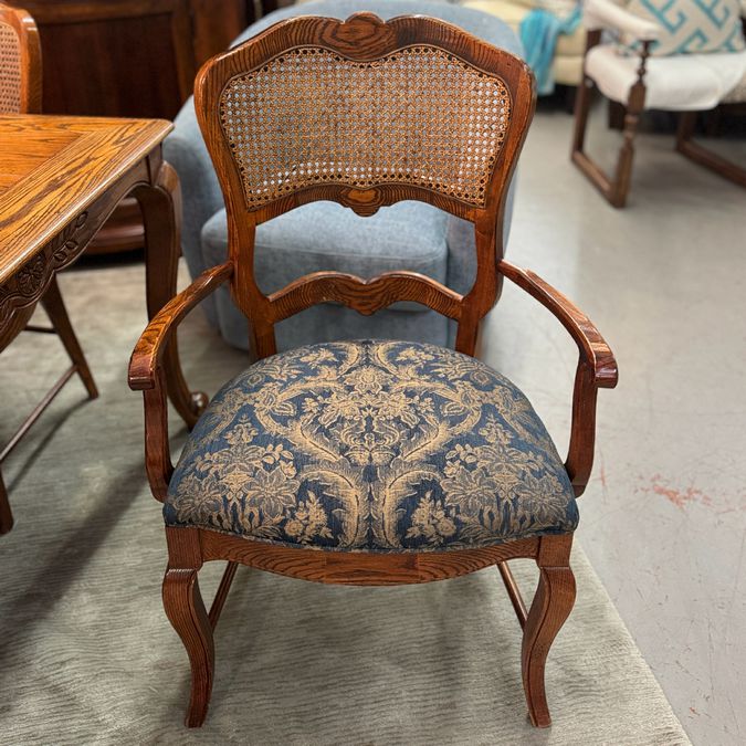 Vintage Century CF Oak Dining Table W/6 Chairs 63x43x30