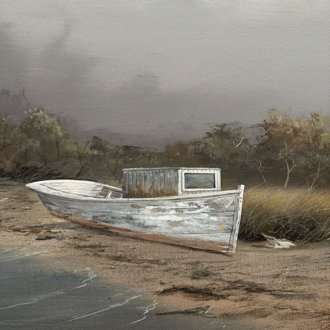 Signed Original Painting "Voyage" 34x28
