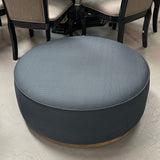Sally Lynn Home Round Navy Ottoman 36"Dia X 13.5"H