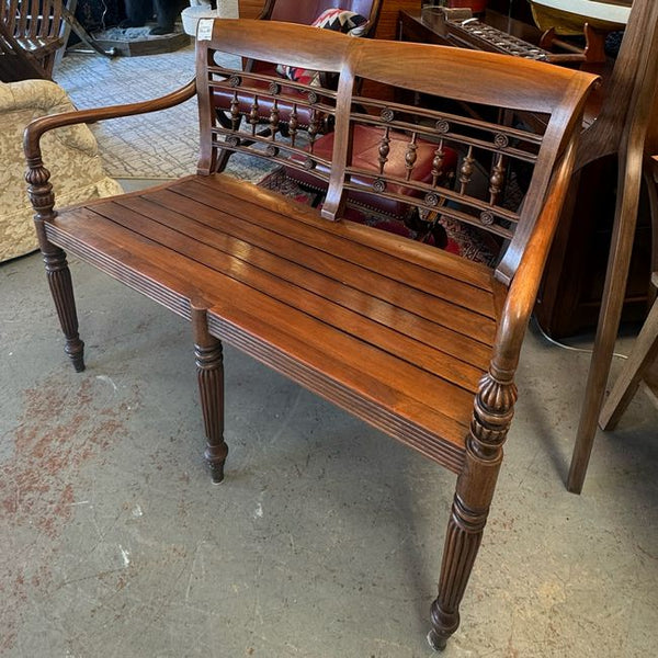 Arhaus Wooden Accent Bench 43x23x33