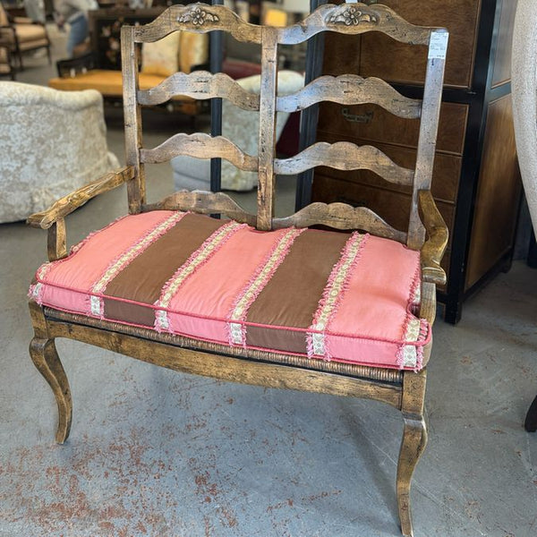 Guy Chaddock French Country Double Bench W/Cushion 39x22x44
