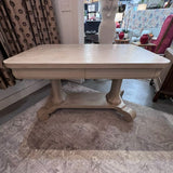 1930's Painted Library Table/Desk 48x30x29