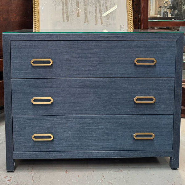 Williams & Gold Ariel Navy Sawgrass 3-Drw Chest 38x19x31