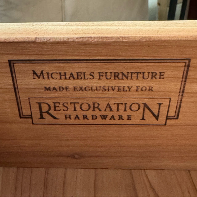 Restoration Hardware Camden Nightstand W/Shelf 31x19.5x31