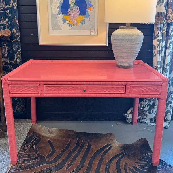 Braxton Culler Salmon Pine Isle Writing Desk W/Drawer 48x28x30