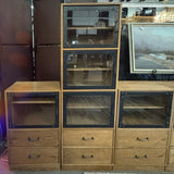 SET/6 Arhaus Curiosity Cubby Cabinets 131x16x83/67