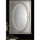 PAIR Uttermost 08055 Earnestine Galvanized Bronze Mirrors 29x44