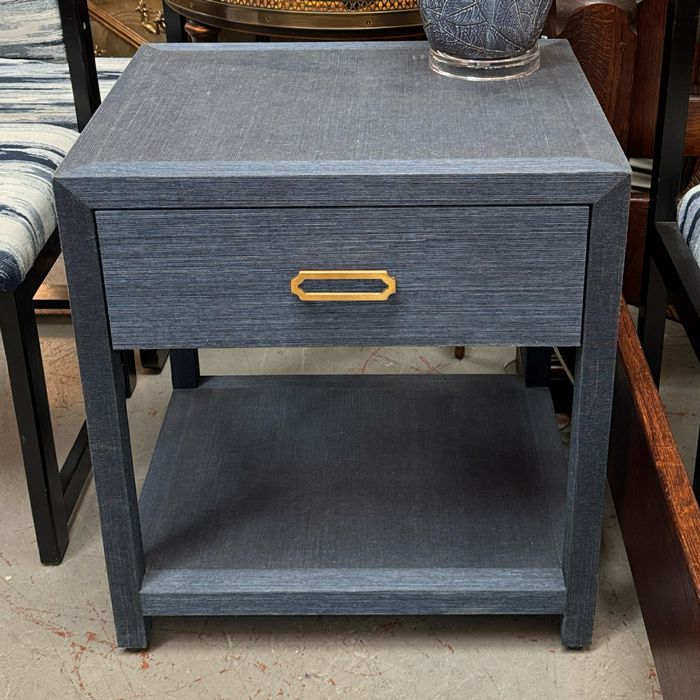 Williams & Gold Ariel Navy Sawgrass 1-Drw Nightstand 24x19x27