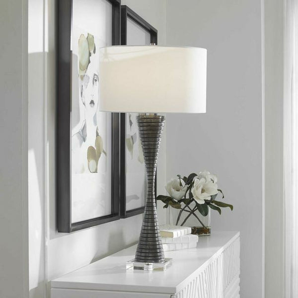 Uttermost Renegade Cast Iron Table Lamp 36"