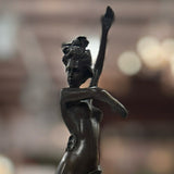Milo Nude Bronze W/Flowing Drape 3x3x14