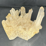 Sm White Quartz Calcite Crystal Specimen 7x7x6.5