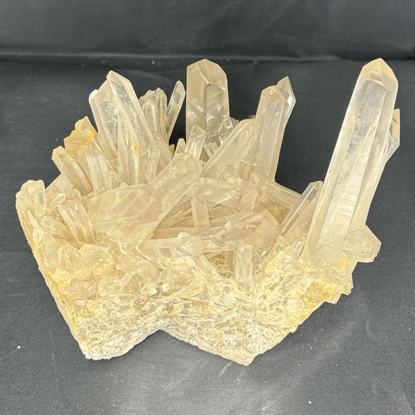 Sm White Quartz Calcite Crystal Specimen 7x7x6.5