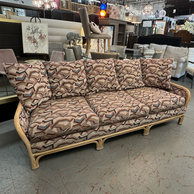 Rattan Golden Girls Style Sofa 86x35x33