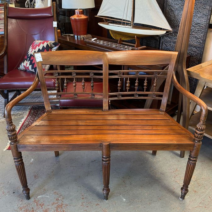 Arhaus Wooden Accent Bench 43x23x33