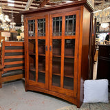 Vintage Arts & Crafts Stickley Style Bookcase 49.5x19x62