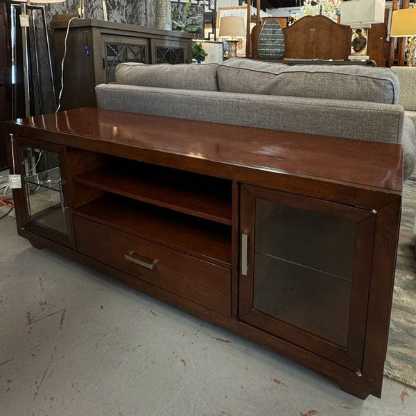 Havertys Lighted Entertainment Console 66x18x26