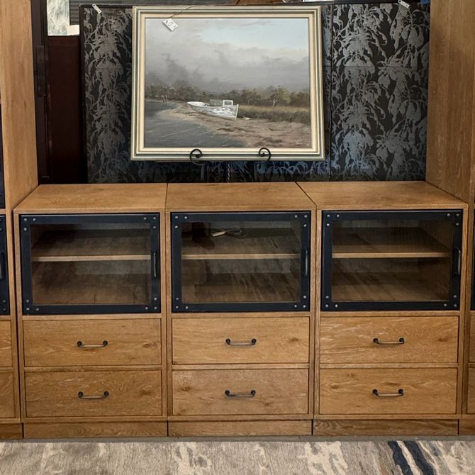 SET/6 Arhaus Curiosity Cubby Cabinets 131x16x83/67