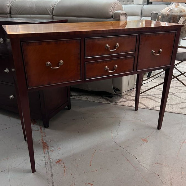 Canora Grey Kittleson 4-Drw Mahogany Console 47x16x36