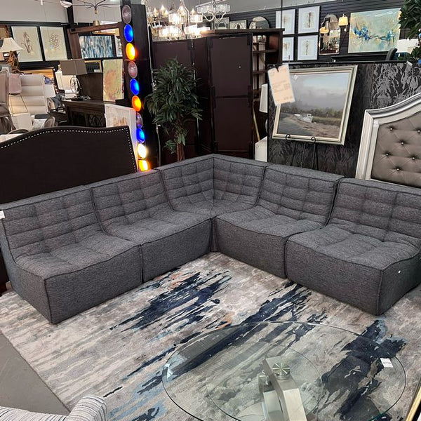Sally Lynn Home 5-Pc Lounging Sectional 99Lx99Lx34Dx29.5H