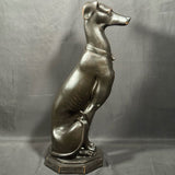Large Greyhound Ceramic Statue 27"H