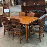 Vintage Century CF Oak Dining Table W/6 Chairs 63x43x30