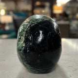 Ruby Zosite Skull Sculpture 5.25"H, 8.1 Lbs