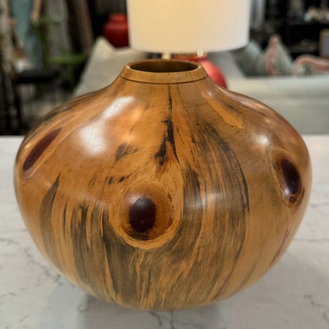 Handcrafted Norfolk Island Vase by Ron Overholtz 6.5"H