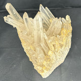 Sm White Quartz Calcite Crystal Specimen 7x7x6.5