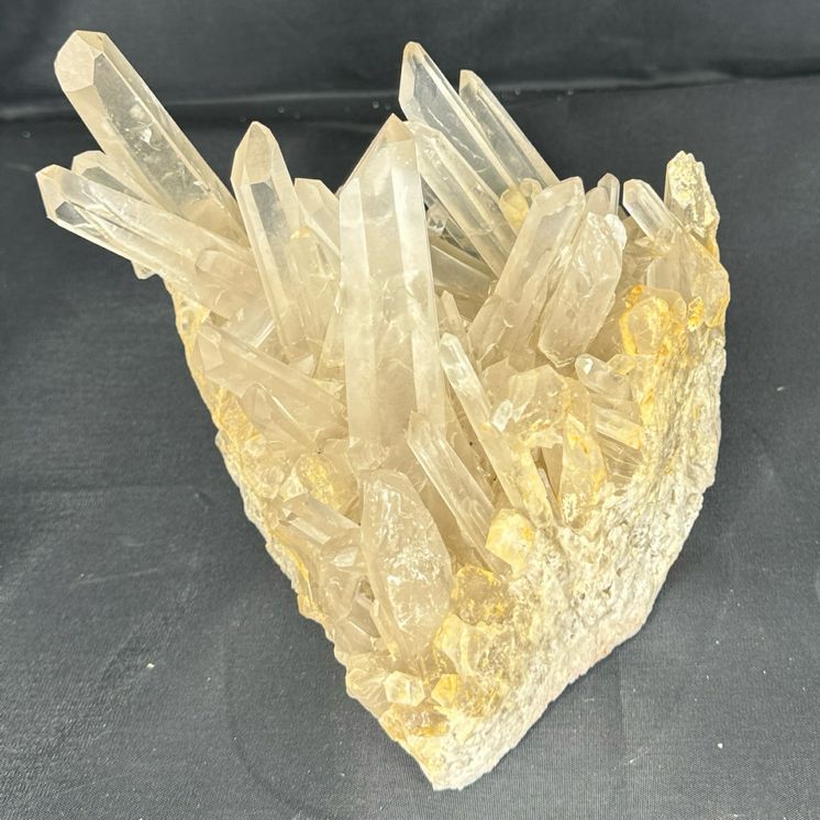Sm White Quartz Calcite Crystal Specimen 7x7x6.5