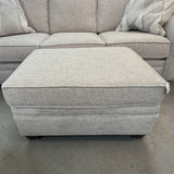 Havertys Sandy Ottoman W/Guardsman Gold Plan 33x24x18