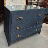 Williams & Gold Ariel Navy Sawgrass 3-Drw Chest 38x19x31