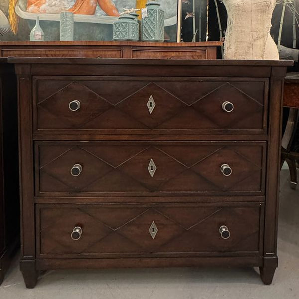 PAIR Vintage Bernhardt 3-Drw Chests 38x20x33