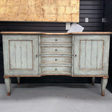 John Richard Blue/Gold Buffet 59x18x36